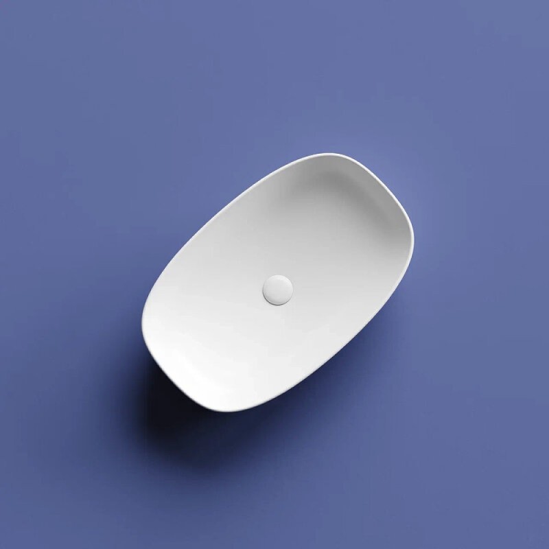 Раковина Ceramicanova Element CN6049MW, 60 см, сантехфарфор, цвет белый матовый