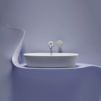 Раковина Ceramicanova Element CN6049MW, 60 см, сантехфарфор, цвет белый матовый
