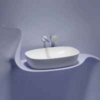 Раковина Ceramicanova Element CN6049MW, 60 см, сантехфарфор, цвет белый матовый