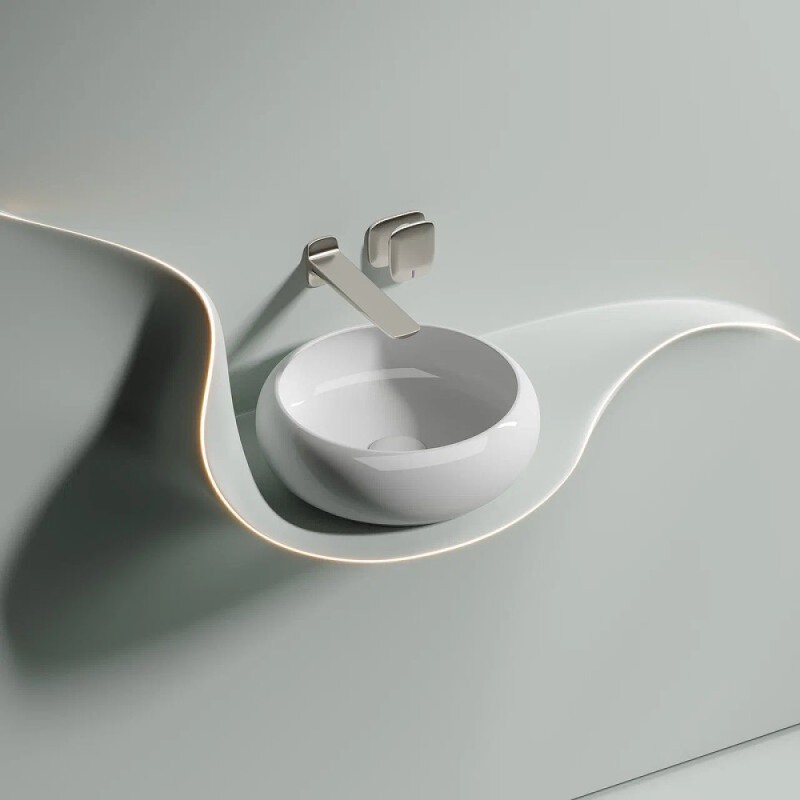 Раковина Ceramicanova Element CN6050, 36 см, сантехфарфор, цвет белый