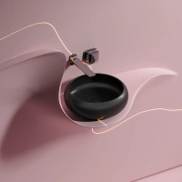 Раковина Ceramicanova Element CN6050MB, 36 см, сантехфарфор, цвет черный матовый