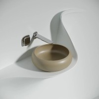Раковина Ceramicanova Element CN6050MC, 36 см, сантехфарфор, цвет капучино матовый