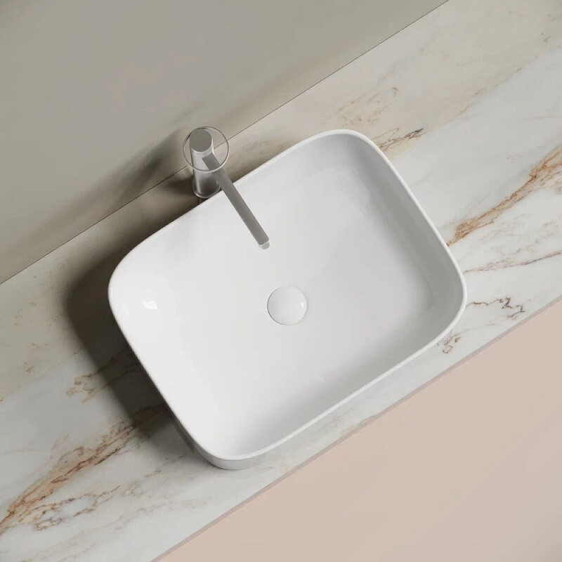 Раковина Ceramicanova Element CN6052, 50 см, сантехфарфор, цвет белый