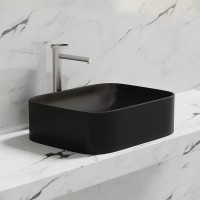 Раковина Ceramicanova Element CN6052MB, 50 см, сантехфарфор, цвет черный матовый