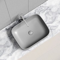 Раковина Ceramicanova Element CN6052MH, 50 см, сантехфарфор, цвет антрацит матовый