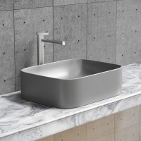 Раковина Ceramicanova Element CN6052MH, 50 см, сантехфарфор, цвет антрацит матовый