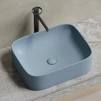 Раковина Ceramicanova Element CN6052MHL, 50 см, сантехфарфор, цвет серо-голубой матовый