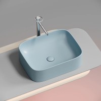 Раковина Ceramicanova Element CN6052ML, 50 см, сантехфарфор, цвет голубой матовый