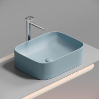 Раковина Ceramicanova Element CN6052ML, 50 см, сантехфарфор, цвет голубой матовый