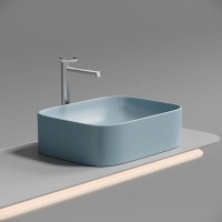 Раковина Ceramicanova Element CN6052ML, 50 см, сантехфарфор, цвет голубой матовый