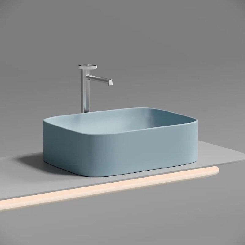 Раковина Ceramicanova Element CN6052ML, 50 см, сантехфарфор, цвет голубой матовый