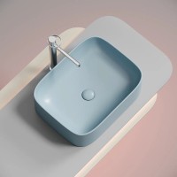 Раковина Ceramicanova Element CN6052ML, 50 см, сантехфарфор, цвет голубой матовый