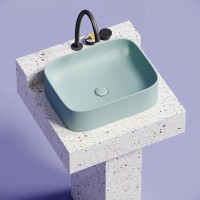 Раковина Ceramicanova Element CN6052MLG, 50 см, сантехфарфор, цвет зеленый матовый