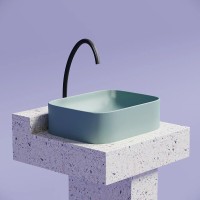 Раковина Ceramicanova Element CN6052MLG, 50 см, сантехфарфор, цвет зеленый матовый