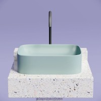 Раковина Ceramicanova Element CN6052MLG, 50 см, сантехфарфор, цвет зеленый матовый
