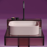 Раковина Ceramicanova Element CN6052MP, 50 см, сантехфарфор, цвет розовый матовый