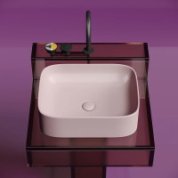 Раковина Ceramicanova Element CN6052MP, 50 см, сантехфарфор, цвет розовый матовый