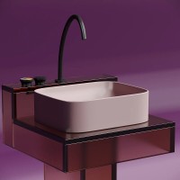 Раковина Ceramicanova Element CN6052MP, 50 см, сантехфарфор, цвет розовый матовый