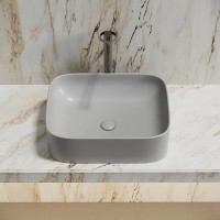 Раковина Ceramicanova Element CN6052MSG, 50 см, сантехфарфор, цвет серый матовый