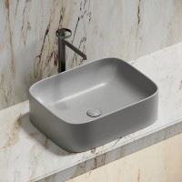 Раковина Ceramicanova Element CN6052MSG, 50 см, сантехфарфор, цвет серый матовый