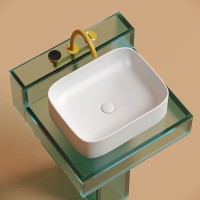 Раковина Ceramicanova Element CN6052MW, 50 см, сантехфарфор, цвет белый матовый