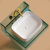 Раковина Ceramicanova Element CN6052MW, 50 см, сантехфарфор, цвет белый матовый