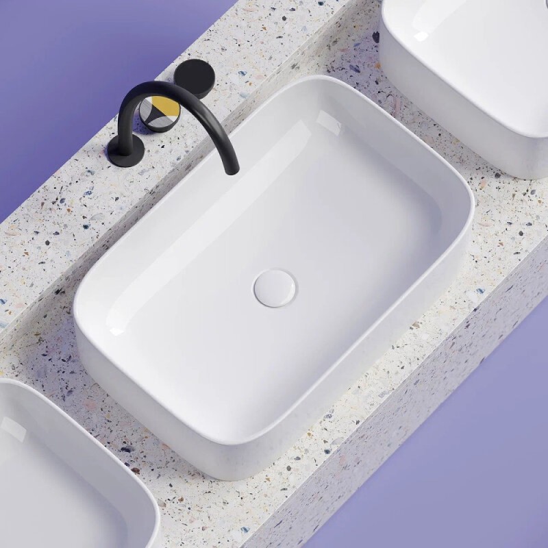 Раковина Ceramicanova Element CN6053, 60 см, сантехфарфор, цвет белый