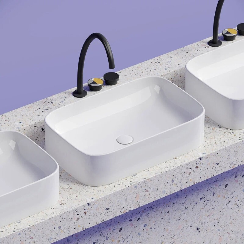 Раковина Ceramicanova Element CN6053, 60 см, сантехфарфор, цвет белый
