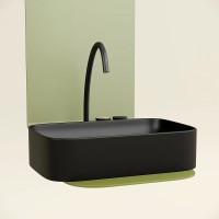Раковина Ceramicanova Element CN6053MB, 60 см, сантехфарфор, цвет черный матовый