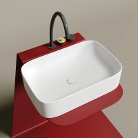 Раковина Ceramicanova Element CN6053MW, 60 см, сантехфарфор, цвет белый матовый