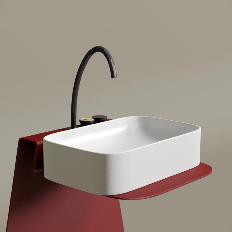 Раковина Ceramicanova Element CN6053MW, 60 см, сантехфарфор, цвет белый матовый