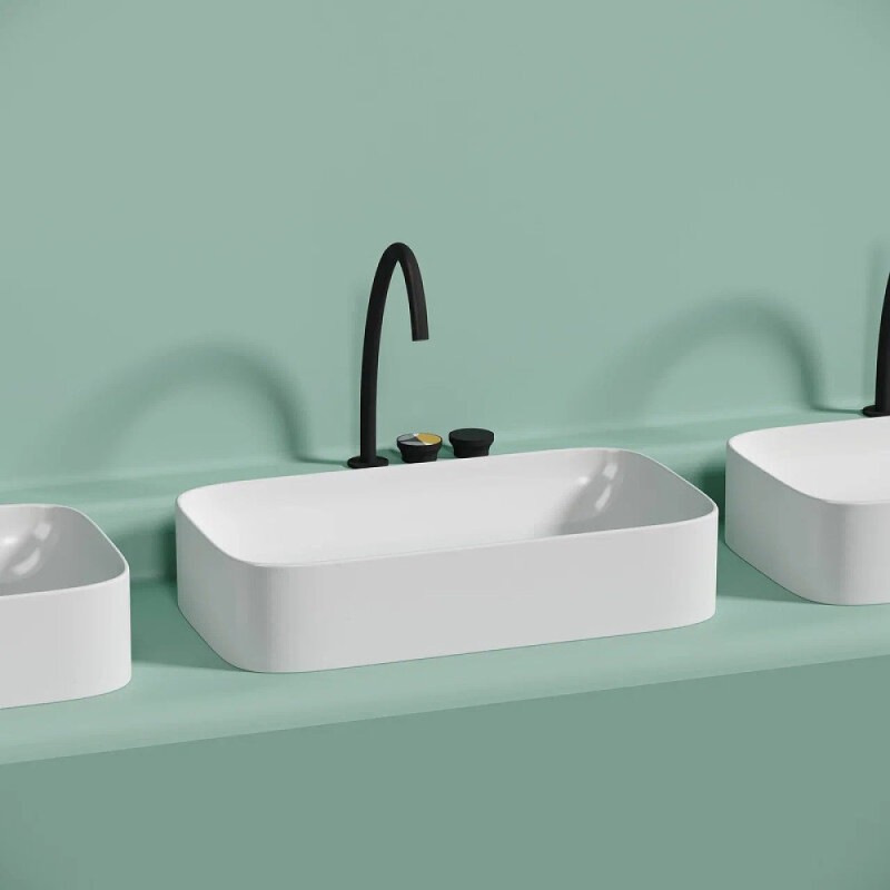 Раковина Ceramicanova Element CN6054MW, 70 см, сантехфарфор, цвет белый матовый