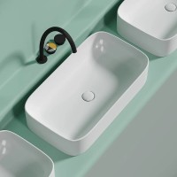 Раковина Ceramicanova Element CN6054MW, 70 см, сантехфарфор, цвет белый матовый