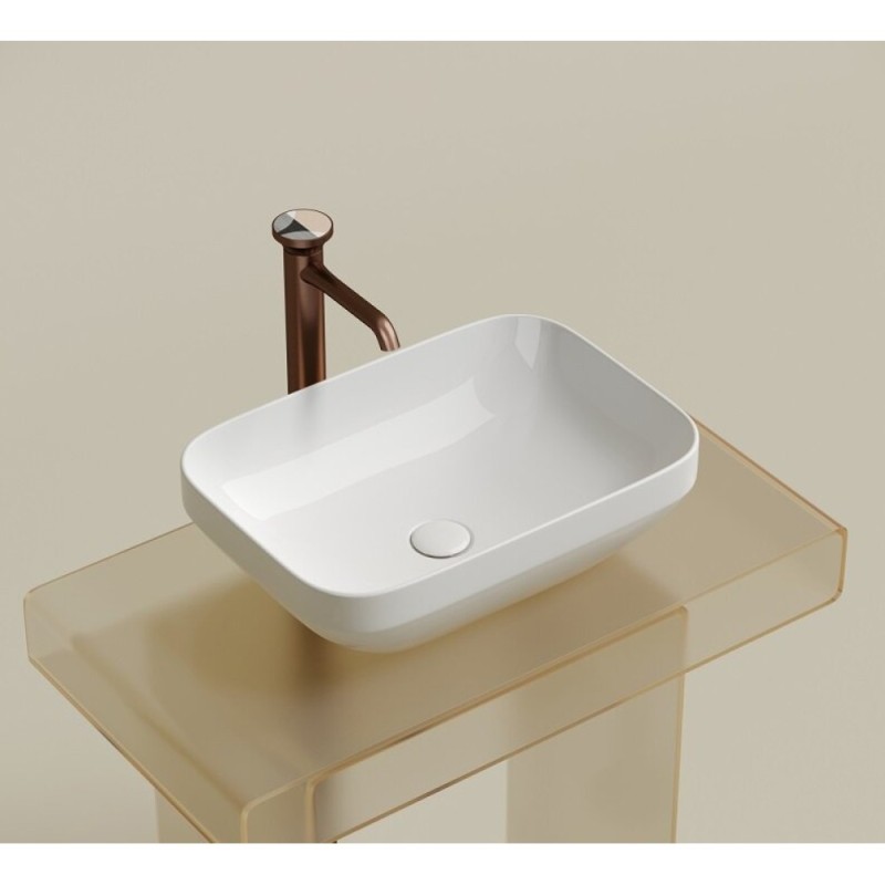 Раковина Ceramicanova Element CN6055, 50 см, сантехфарфор, цвет белый