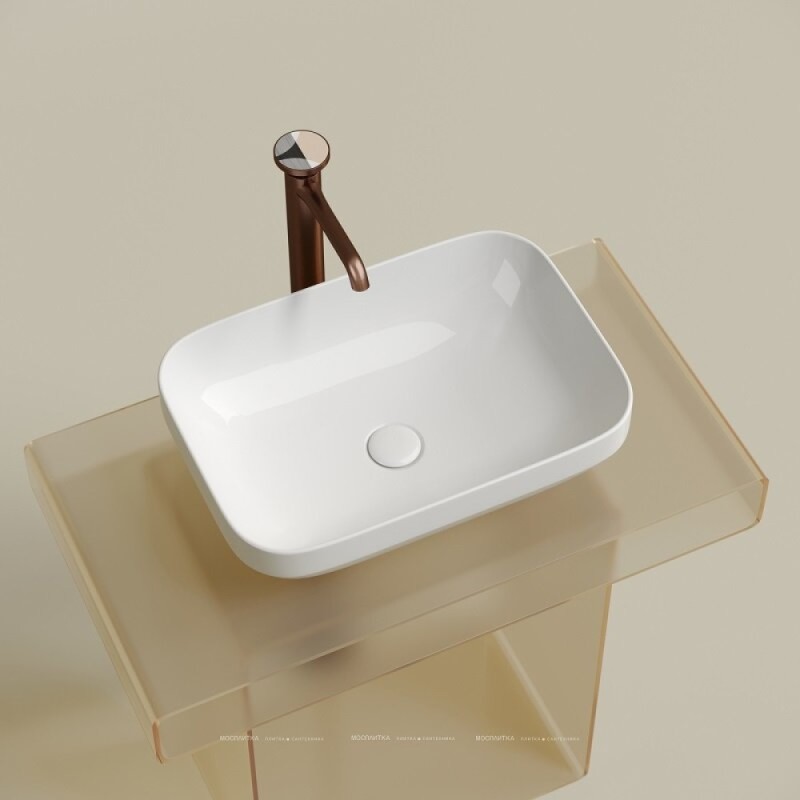 Раковина Ceramicanova Element CN6055, 50 см, сантехфарфор, цвет белый