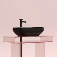 Раковина Ceramicanova Element CN6055MB, 50 см, сантехфарфор, цвет черный матовый