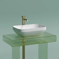 Раковина Ceramicanova Element CN6055MW, 50 см, сантехфарфор, цвет белый матовый