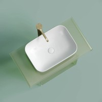 Раковина Ceramicanova Element CN6055MW, 50 см, сантехфарфор, цвет белый матовый