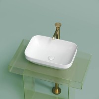 Раковина Ceramicanova Element CN6055MW, 50 см, сантехфарфор, цвет белый матовый