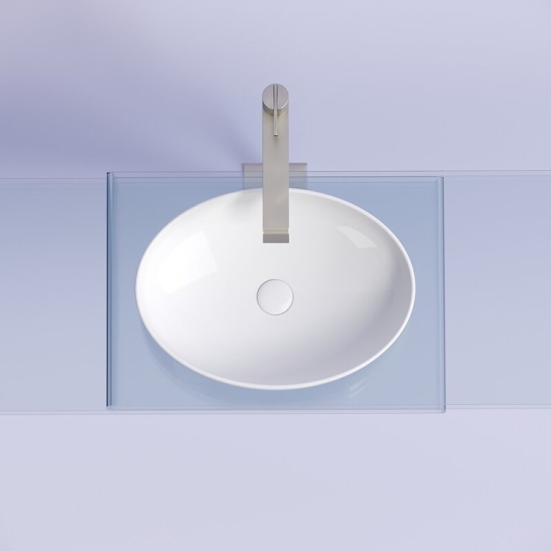 Раковина Ceramicanova Element CN6056, 50 см, сантехфарфор, цвет белый