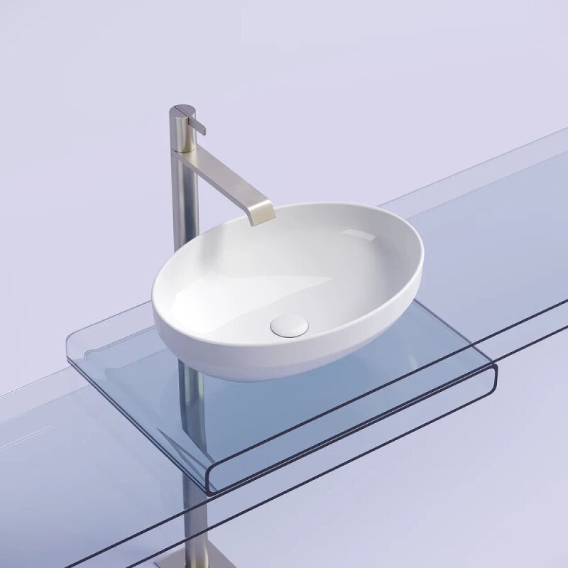 Раковина Ceramicanova Element CN6056, 50 см, сантехфарфор, цвет белый