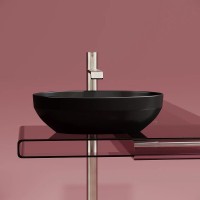 Раковина Ceramicanova Element CN6056MB, 50 см, сантехфарфор, цвет черный матовый