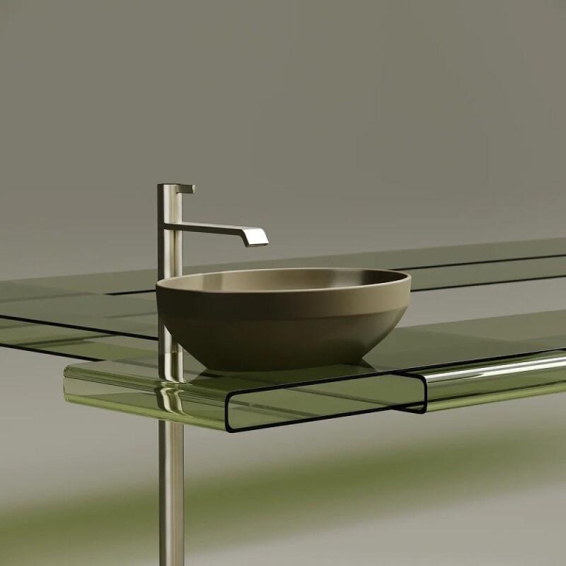 Раковина Ceramicanova Element CN6056MC, 50 см, сантехфарфор, цвет капучино матовый