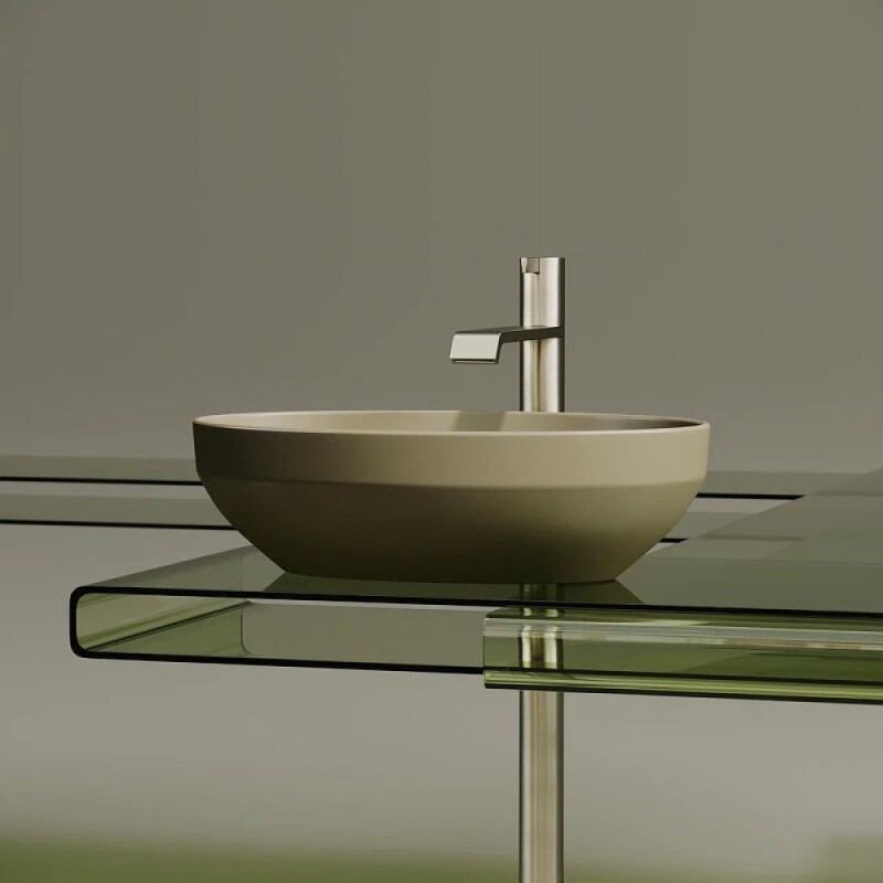 Раковина Ceramicanova Element CN6056MC, 50 см, сантехфарфор, цвет капучино матовый