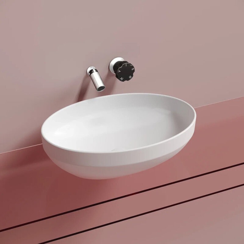 Раковина Ceramicanova Element CN6056MW, 50 см, сантехфарфор, цвет белый матовый