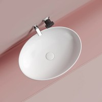 Раковина Ceramicanova Element CN6056MW, 50 см, сантехфарфор, цвет белый матовый