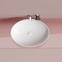 Раковина Ceramicanova Element CN6056MW, 50 см, сантехфарфор, цвет белый матовый