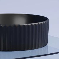 Раковина Ceramicanova Element CN6057MB, 36 см, сантехфарфор, цвет черный матовый