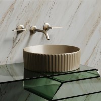 Раковина Ceramicanova Element CN6057MC, 36 см, сантехфарфор, цвет капучино матовый