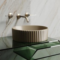 Раковина Ceramicanova Element CN6057MC, 36 см, сантехфарфор, цвет капучино матовый
